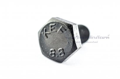 น็อตเหลี่ยมดำแข็ง M12x25