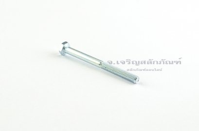 น็อตหัวเหลี่ยมขาว M6x65