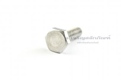 น็อตหัวเหลี่ยมสแตนเลส Stainless Steel Hex Bolt 5/16&quot;x1.1/4&quot;
