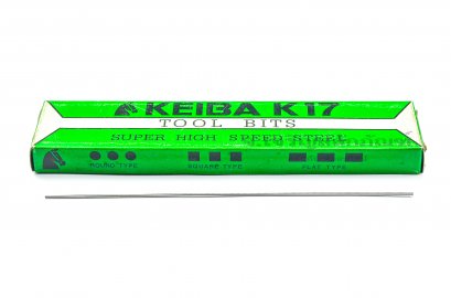 มีดกลึงกลม - สลักแท่งกลมอย่างดี KEIBA ญี่ปุ่นแท้เกรด K17 HSS แข็งพิเศษ ขนาด 1.5x200 mm