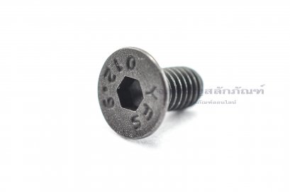 น็อตหัวจมเตเปอร์ดำ M3x6