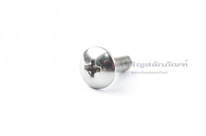 น็อตหัวร่มแฉกสแตนเลส (JT) M4x12