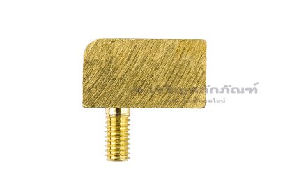 ข้อต่องอ 90° ทองเหลือง (เกลียวนอก x เกลียวใน) M4x0.7 x M8x1.0 ข้อต่อลด-ข้อต่อเพิ่ม