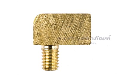 ข้อต่องอ 90° ทองเหลือง (เกลียวนอก x เกลียวใน) M6x1.0 x M8x1.0 ข้อต่อลด-ข้อต่อเพิ่ม