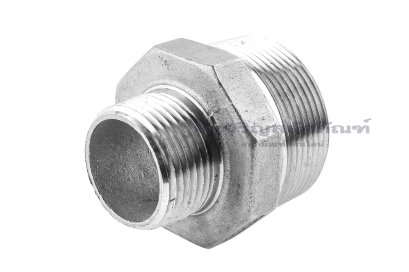 ข้อต่อตรงลด ข้อต่อเพิ่ม สแตนเลส (เกลียวนอก x เกลียวนอก) ขนาด 1.1/2"-11.5 NPT x 1"-11.5 NPT