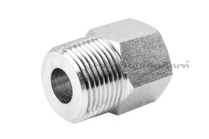 ข้อต่อตรงสแตนเลส (เกลียวนอก x เกลียวใน) 3/4"-14 NPT x M20x1.5 ข้อต่อลด-ข้อต่อเพิ่ม