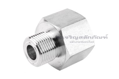 ข้อต่อตรงสแตนเลส (เกลียวนอก x เกลียวใน) M20x1.5 x 3/4&quot; ข้อต่อลด-ข้อต่อเพิ่ม