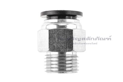 ข้อต่อลมเกลียวมิล (เกลียวนอก x เสียบสาย) ขนาด M16x1.5 x 12 mm