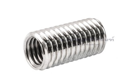ตัวหนอนซ่อมเกลียวสแตนเลส เกลียวในขนาด M8x1.25 เกลียวนอกขนาด M10x1.5 ความยาว 20 mm