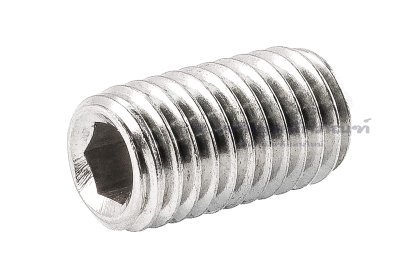 น็อตตัวหนอนสแตนเลส ทรงปลายแหลม M12x25