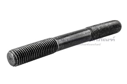 น็อตสตัดเกลียวสองข้าง Stud Bolt M20x2.5x180 ช่วงระยะเกลียว 66x66 mm