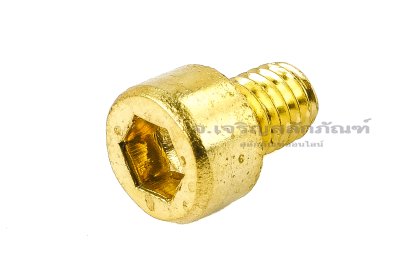 น็อตหัวจมทองเหลือง M6x8