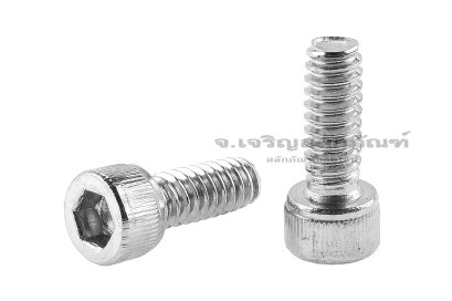 น็อตหัวจมสแตนเลส 3/16&quot; เกลียว (UNC) 24 ยาว 1/2” เกลียวตลอด