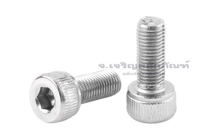 น็อตหัวจมสแตนเลส M4x0.5x10 เกลียวตลอด