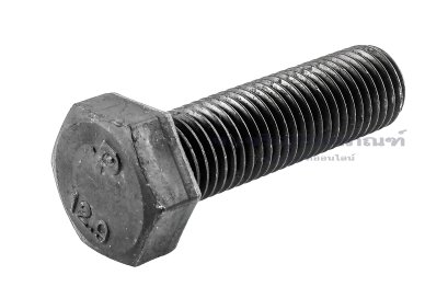 น็อตเหลี่ยมดำแข็ง M16x55 เกรด 12.9 แข็งพิเศษ เกลียวตลอด