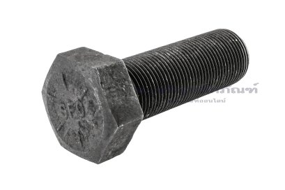 น็อตเหลี่ยมดำแข็ง ขนาด 1"x3" เกลียว 14 (UNS) เกรด 10.9 เกลียวตลอด
