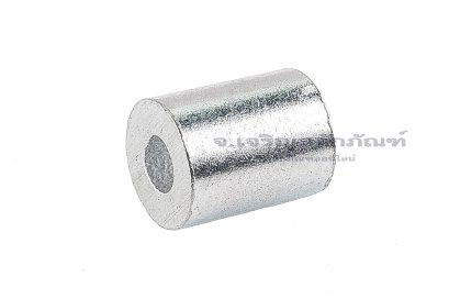 ปลอกย้ำสลิงแบบกลมทรงกระบอก ปลอกอลูมิเนียมย้ำ Cylinder-Shaped Aluminium Swage Sleeve สำหรับลวดสลิงขนาด 1.5 mm
