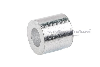 ปลอกย้ำสลิงแบบกลมทรงกระบอก ปลอกอลูมิเนียมย้ำ Cylinder-Shaped Aluminium Swage Sleeve สำหรับลวดสลิงขนาด 2.5 mm
