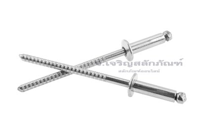 ลูกยิงรีเวท-ตะปูยิงรีเวท (316 Stainless Steel Blind Rivet ) สแตนเลสเกรด 316 ขนาด 3.0x10 mm รุ่นสแตนเลสทั้งตัว