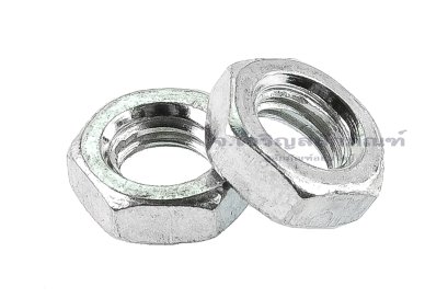 หัวน็อตขาว Hex Nut รุ่นหัวบางขนาด 2.7 mm ขนาด M5x0.8