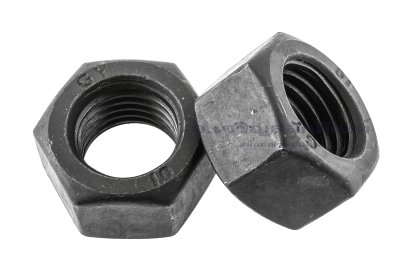 หัวน็อตดำ Hex Nut M16x2.0 (หัวน็อตเบอร์ 24) เกรด 10.9