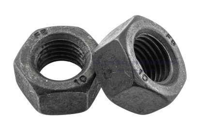หัวน็อตดำ Hex Nut M30x3.5 (หัวน็อตเบอร์ 45) เกรด 10.9