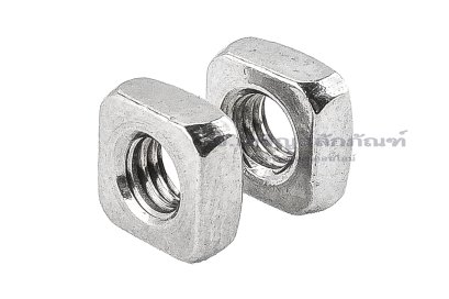 หัวน็อตทรงสี่เหลี่ยมสแตนเลส ( Stainless Square Nut ) ขนาด M3 วงนอก 5.4 mm สูง 2.4 mm