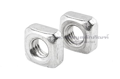 หัวน็อตทรงสี่เหลี่ยมสแตนเลส ( Stainless Square Nut ) ขนาด M4 วงนอก 7 mm สูง 3 mm
