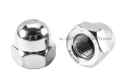 หัวน็อตหมวก-หัวน็อตแบบปิดสแตนเลสเกรด 316 Dome Hex Nut Stainless M10x1.5