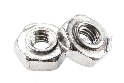 หัวน็อตหัวน็อตอาร์คสแตนเลสเกรด 304 หัวน็อตเชื่อมทรงหกเหลี่ยม ขนาด M4x0.7