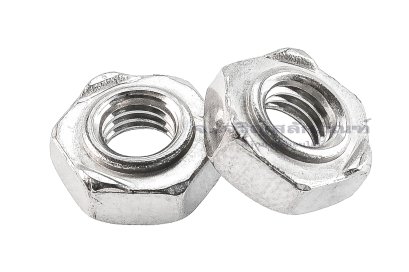 หัวน็อตหัวน็อตอาร์คสแตนเลสเกรด 304 หัวน็อตเชื่อมทรงหกเหลี่ยม ขนาด M5x0.8