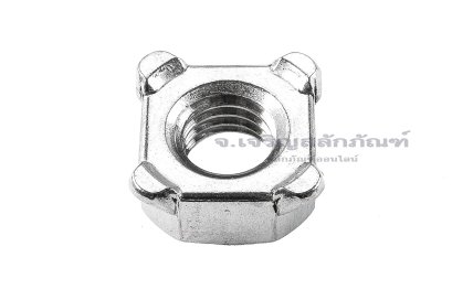 หัวน็อตอาร์คสแตนเลส หัวน็อตเชื่อมทรงสี่เหลี่ยม ขนาด M12x1.75