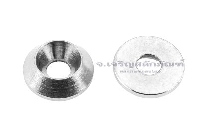แหวนรองน็อตหัวเตเปอร์ สแตนเลส ทรงกรวยตัดด้านในตัน (304 Stainless Steel Countersunk Washer) ขนาด M3 วงนอก 13 สูง 3 mm