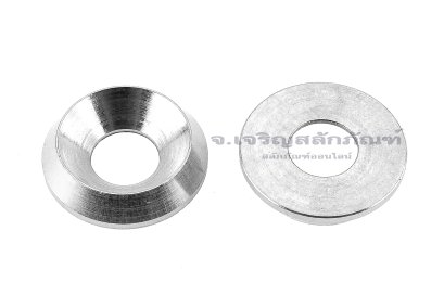 แหวนรองน็อตหัวเตเปอร์ สแตนเลส ทรงกรวยตัดด้านในตัน (304 Stainless Steel Countersunk Washer) ขนาด M6 วงนอก 16 สูง 3.5 mm