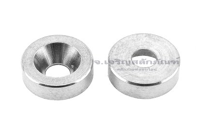 แหวนรองน็อตหัวเตเปอร์ สแตนเลส ทรงเรียบด้านในตัน (304 Stainless Steel Countersunk Washer) ขนาด M3 วงนอก 10 สูง 3 mm