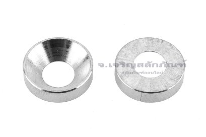 แหวนรองน็อตหัวเตเปอร์ สแตนเลส ทรงเรียบด้านในตัน (304 Stainless Steel Countersunk Washer) ขนาด M5 วงนอก 12 สูง 3 mm