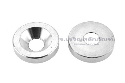 แหวนรองน็อตหัวเตเปอร์ สแตนเลส ทรงเรียบด้านในตัน (304 Stainless Steel Countersunk Washer) ขนาด M8 วงนอก 25 สูง 5 mm