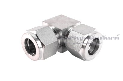 ข้อต่อตาไก่สแตนเลสเกรด 316 แบบงอ 90° (เสียบสาย x เสียบสาย) 14 x 14 mm