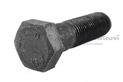 น็อตเหลี่ยมดำแข็ง M14x1.5x50 เกรด 10.9 แข็งพิเศษ เกลียวไม่ตลอด