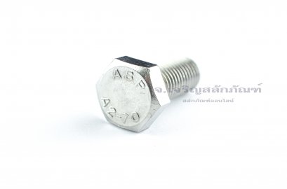 น็อตหัวเหลี่ยมสแตนเลส Stainless Steel Hex Bolt M14x35