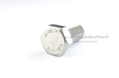 น็อตหัวเหลี่ยมสแตนเลส Stainless Steel Hex Bolt M18x40