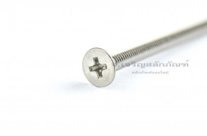 น็อตหัวเตเปอร์แฉกสแตนเลส M4x60