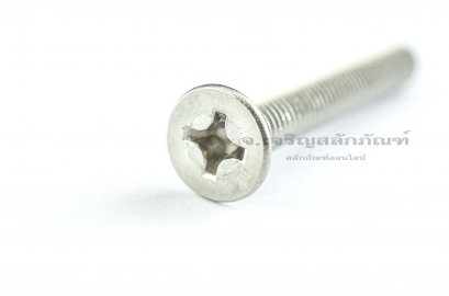 น็อตหัวเตเปอร์แฉกสแตนเลส M6x45