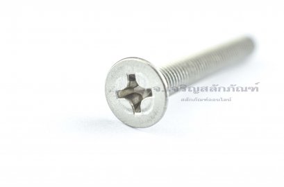 น็อตหัวเตเปอร์แฉกสแตนเลส M6x50