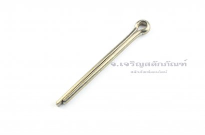 ปิ๊นเสียบถ่างสแตนเลส (Stainless Steel Split Cotter Pin) ขนาด 6x80