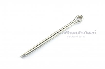 ปิ๊นเสียบถ่างสแตนเลส (Stainless Steel Split Cotter Pin) ขนาด 8x100