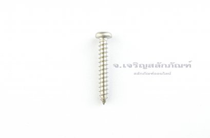 สกรูเกลียวปล่อยสแตนเลสหัวกลมแฉก 5x35