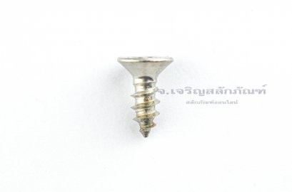 สกรูเกลียวปล่อยสแตนเลสหัวเตเปอร์แฉก M4.5x12