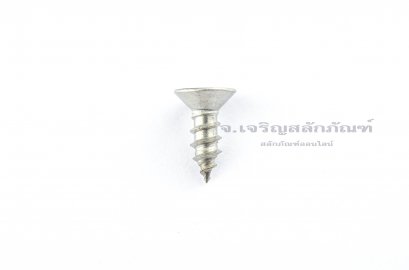 สกรูเกลียวปล่อยสแตนเลสหัวเตเปอร์แฉก M5x15