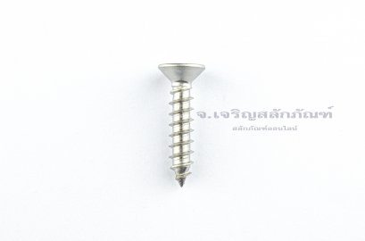 สกรูเกลียวปล่อยสแตนเลสหัวเตเปอร์แฉก M6x30